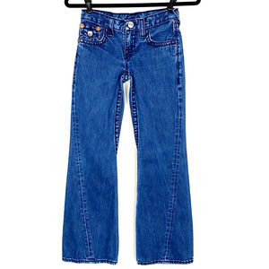 True Religion Joey Rainbow Bootcut Blue Jeans Boys